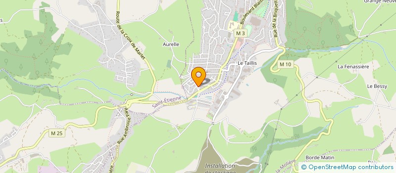 localisation de l'entreprise CYM à ROCHE-LA-MOLIERE