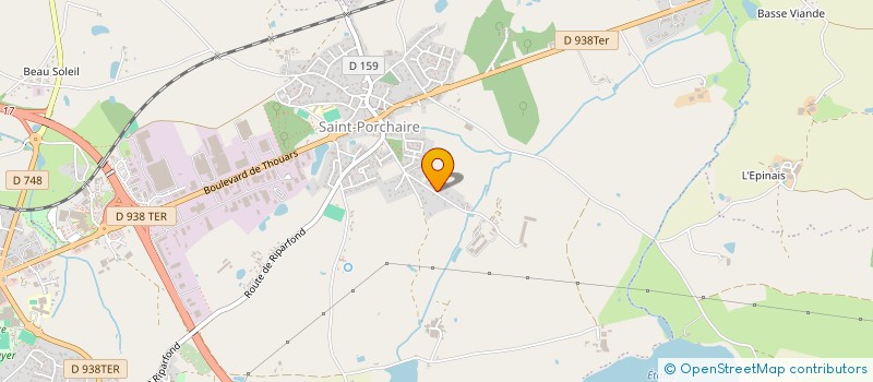 localisation de l'entreprise CYM  BRESSUIRE