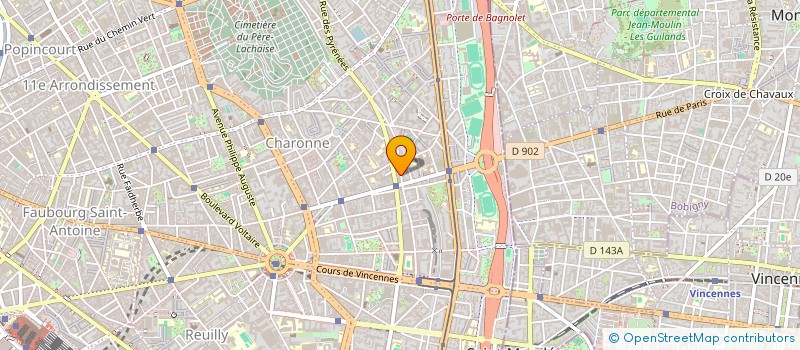 localisation de l'entreprise CYM  PARIS