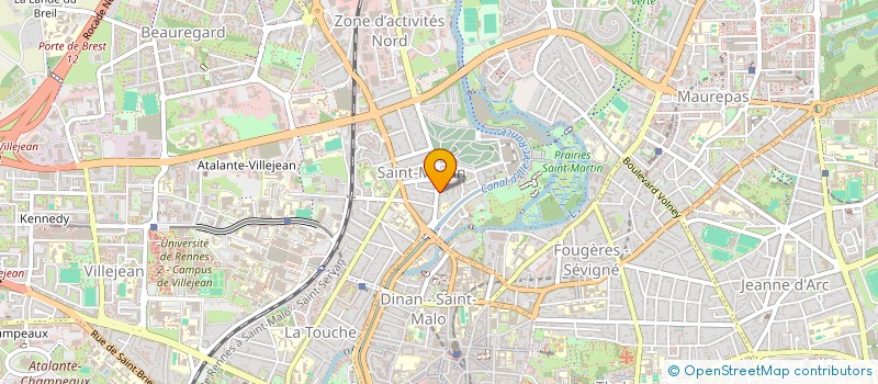 localisation de l'entreprise CYM MIROITERIE  RENNES