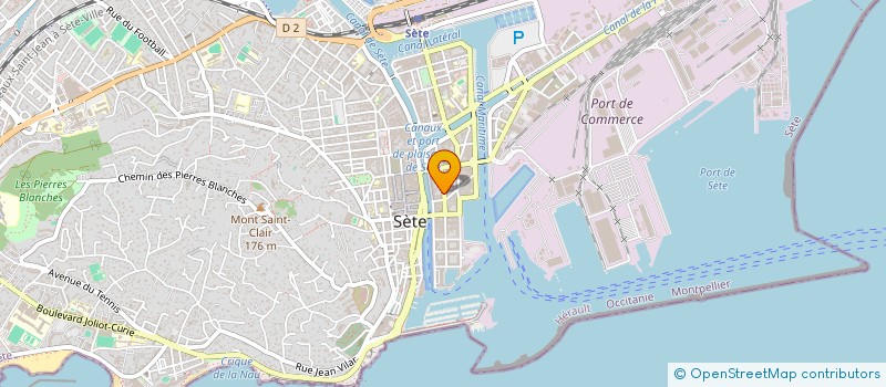 localisation de l'entreprise CYMA  SETE