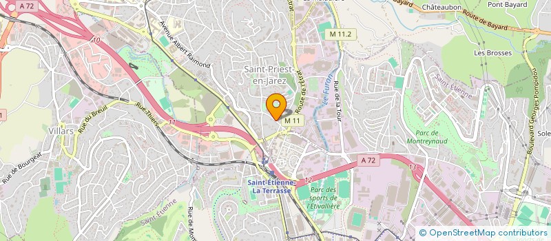 localisation de l'entreprise CYMA HOLDING  SAINT-PRIEST-EN-JAREZ