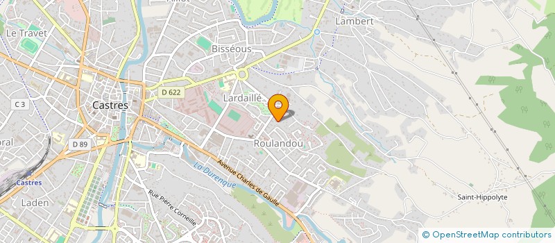 localisation de l'entreprise CYMA SCI  CASTRES