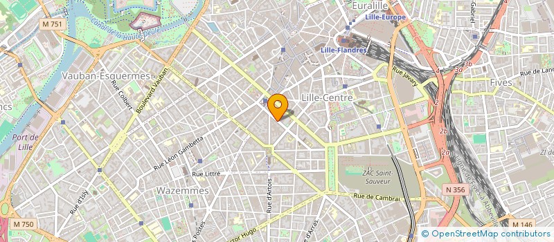 localisation de l'entreprise CYMACE à LILLE