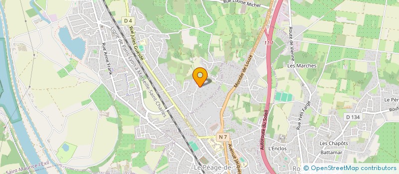 localisation de l'entreprise CYMAGRE  SAINT-MAURICE-L'EXIL