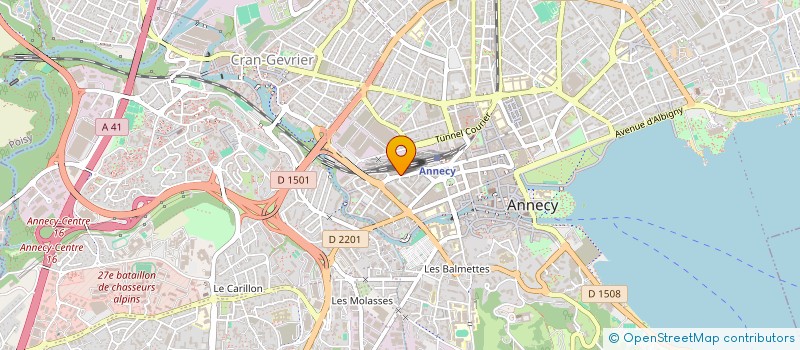 localisation de l'entreprise CYMARA à ANNECY
