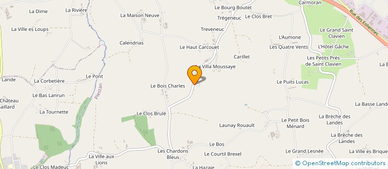 localisation de l'entreprise CYMAS  PLESTAN