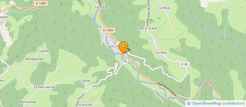 localisation de l'entreprise CYMASE  VETRE-SUR-ANZON