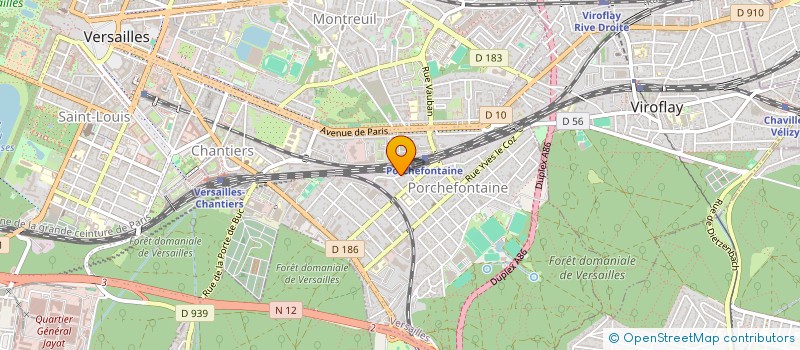 localisation de l'entreprise CYMATIC à VERSAILLES