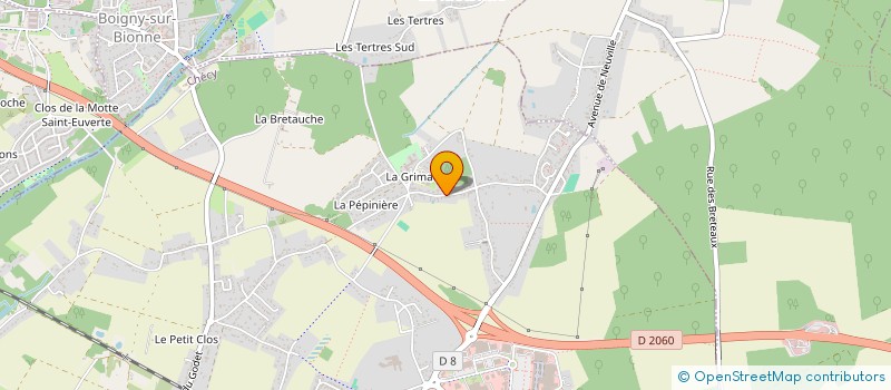 localisation de l'entreprise CYMATVAL à CHECY