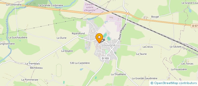 localisation de l'entreprise CYMAYA  LOUVIGNE