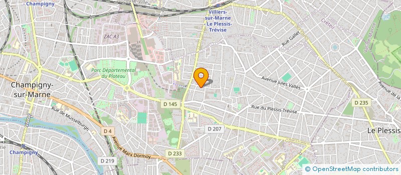 localisation de l'entreprise CYMBALISTA SASU à CHAMPIGNY-SUR-MARNE