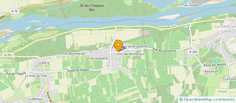 localisation de l'entreprise CYMBROGI  MONTLOUIS-SUR-LOIRE