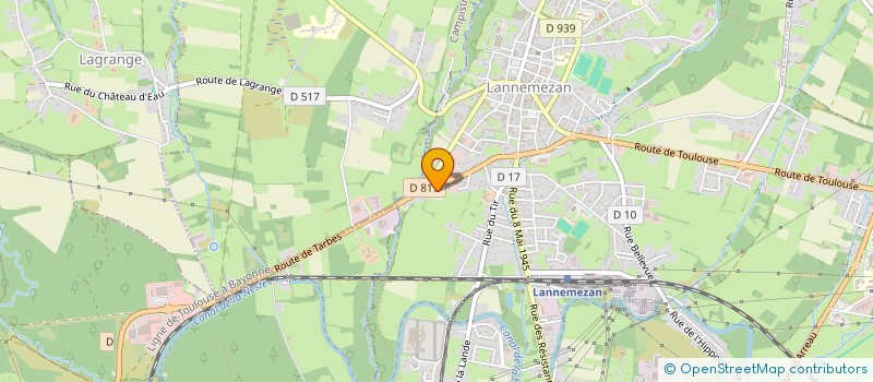 localisation de l'entreprise CYME  LANNEMEZAN