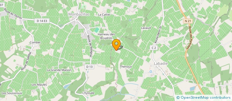 localisation de l'entreprise CYME  COLOMBIER