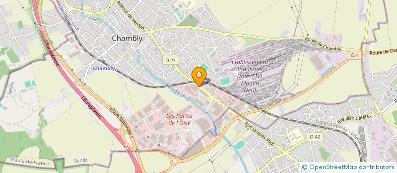 localisation de l'entreprise CYMI  CHAMBLY