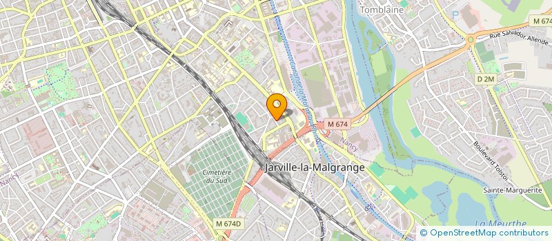 localisation de l'entreprise CYML  NANCY