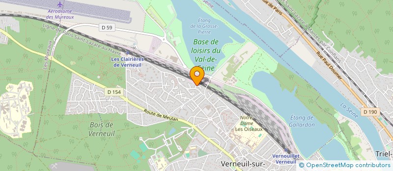 localisation de l'entreprise CYMMTANG IMMOBILIER  VERNEUIL-SUR-SEINE