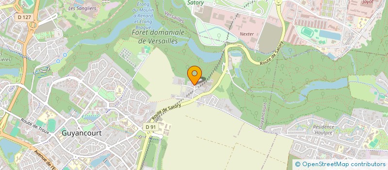 localisation de l'entreprise CYMPHONIE  GUYANCOURT