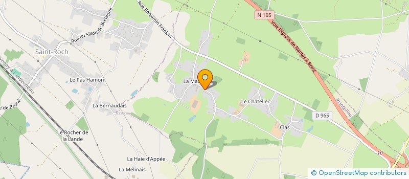 localisation de l'entreprise CYMS  PRINQUIAU