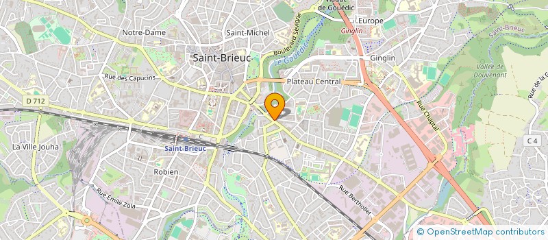 localisation de l'entreprise CYMS à SAINT-BRIEUC