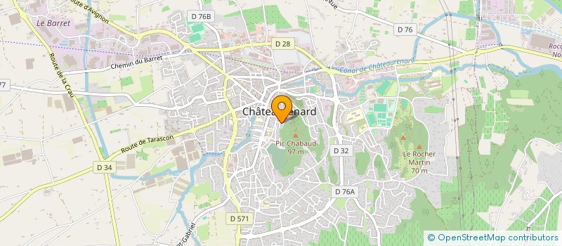 localisation de l'entreprise CYN CARPENTRAS à CHATEAURENARD