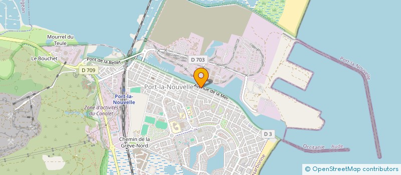 localisation de l'entreprise CYNA  PORT-LA-NOUVELLE