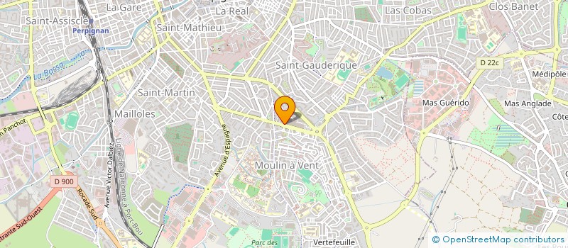 localisation de l'entreprise CYNALIE  PERPIGNAN
