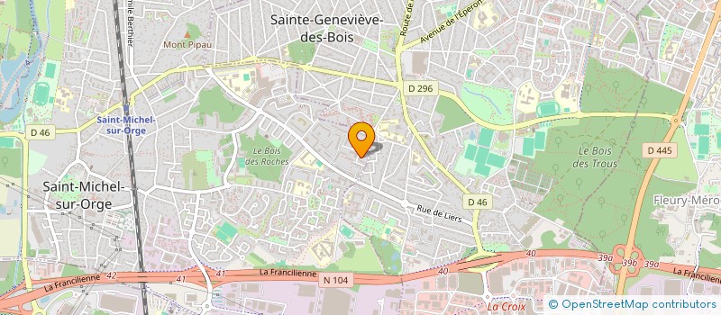 localisation de l'entreprise CYNALIS à SAINT-MICHEL-SUR-ORGE