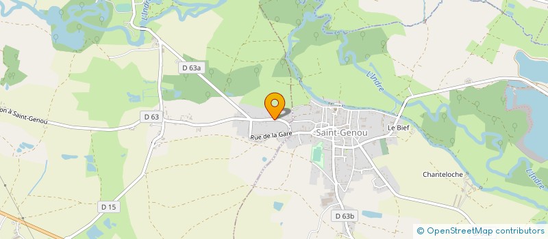 localisation de l'entreprise CYNAPS à PALLUAU-SUR-INDRE