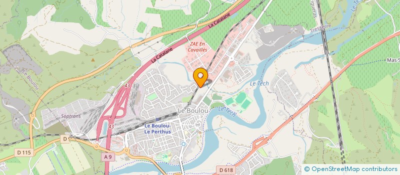 localisation de l'entreprise CYNARA  LE BOULOU