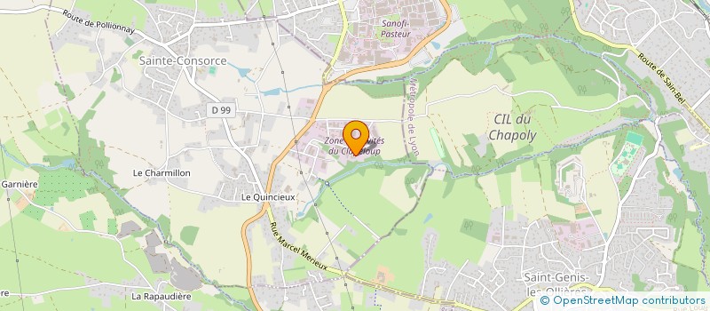 localisation de l'entreprise CYNBIOSE RESPIRATORY  SAINTE-CONSORCE