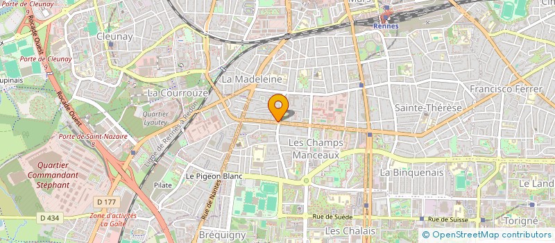 localisation de l'entreprise CYNCOPHRENIC à RENNES