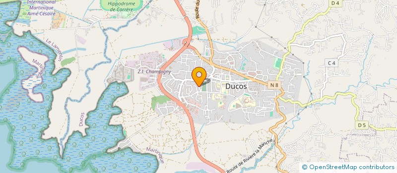 localisation de l'entreprise CYNCORA à DUCOS