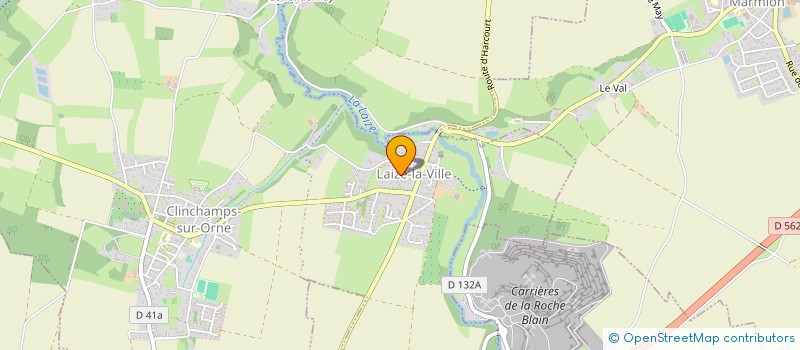 localisation de l'entreprise CYNEA  LAIZE-CLINCHAMPS