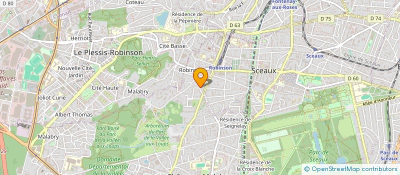 localisation de l'entreprise CYNERGY SOUND STUDIO  CHATENAY-MALABRY