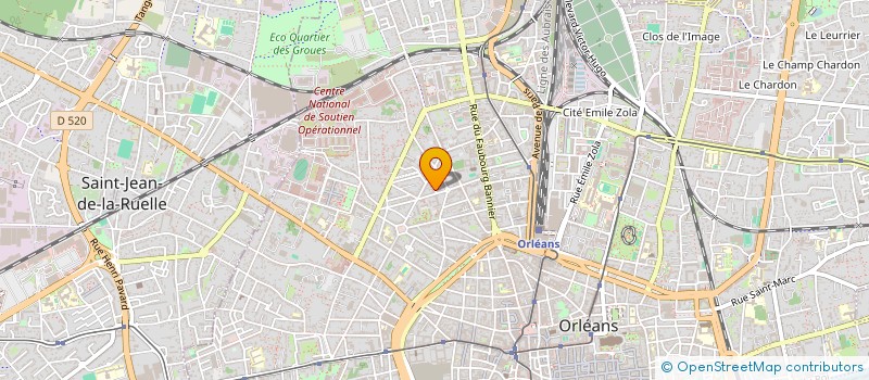 localisation de l'entreprise CYNETIC à ORLEANS