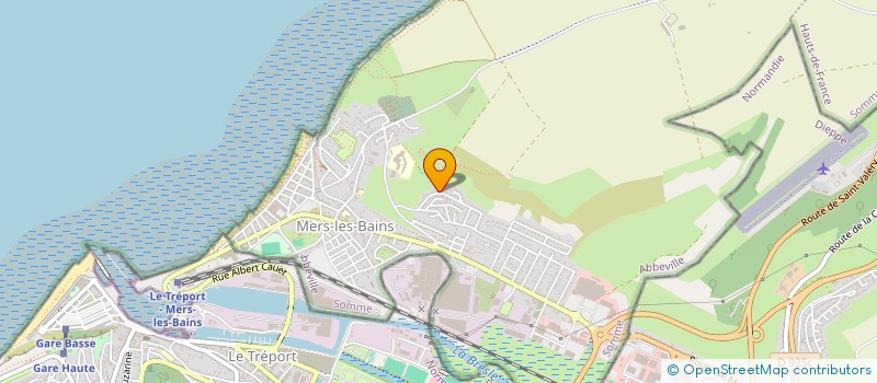 localisation de l'entreprise CYNETIC  MERS-LES-BAINS