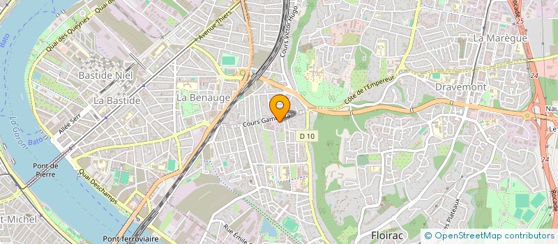 localisation de l'entreprise CYNLO  FLOIRAC