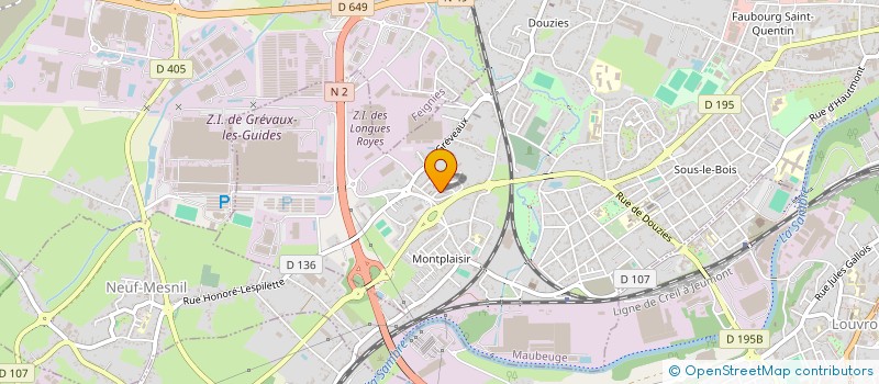 localisation de l'entreprise CYNNA  MAUBEUGE