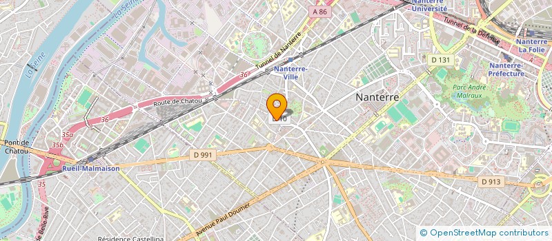 localisation de l'entreprise CYNO CAPITAL  NANTERRE