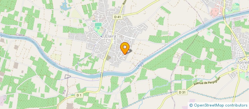 localisation de l'entreprise CYNO CLUB DE CLAIRA  CLAIRA