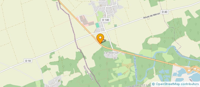 localisation de l'entreprise CYNO PROTEC  LE MERIOT