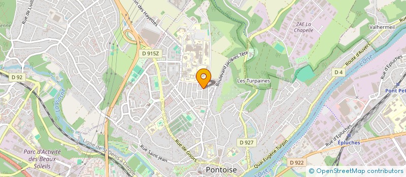 localisation de l'entreprise CYNOFAN  PONTOISE