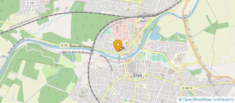 localisation de l'entreprise CYNOPHILE SECURITE à DAX