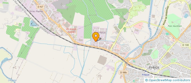 localisation de l'entreprise CYNOTECH à FREJUS