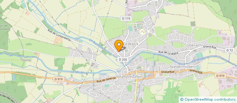 localisation de l'entreprise CYNOTECHNIQUE 67 à VAL-DE-MODER