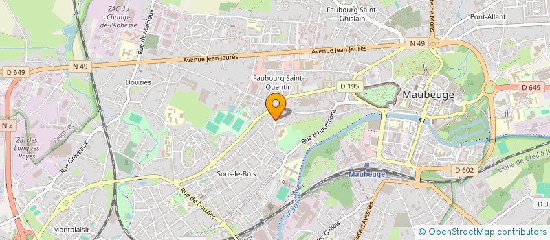 localisation de l'entreprise CYNOTOPIA  MAUBEUGE