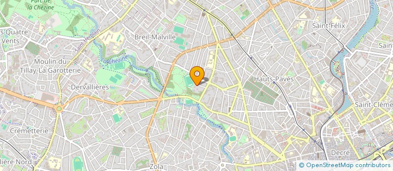 localisation de l'entreprise CYNOUHE à NANTES