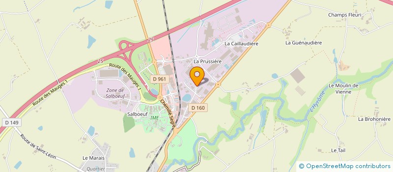 localisation de l'entreprise CYNOVEIL  CHEMILLE-EN-ANJOU